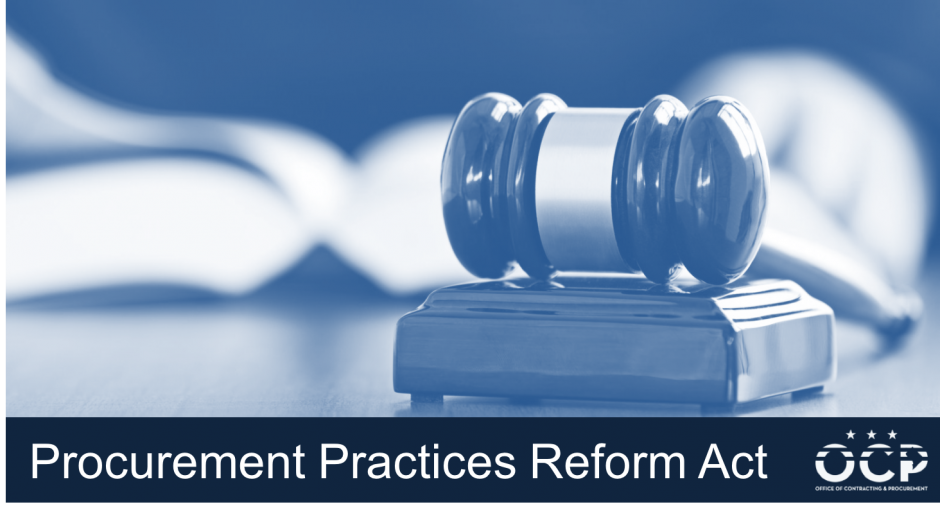 Procurement Practices Reform Act Graphic