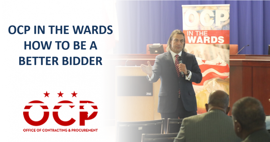 OCP in the Wards - How To Be A Better Bidder Post Event Graphic